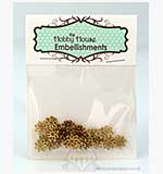 SO: Hobby House Charms - Mini Flowers - Gold