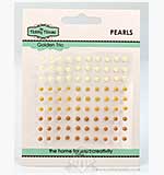 SO: Hobby House Self-Adhesive Pearls - Golden Trio (3mm)