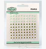 SO: Hobby House Self-Adhesive Pearls - Green to Go (3mm)