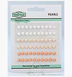 SO: Hobby House Self-Adhesive Pearls - Peaches and Cream (5mm)