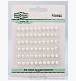 SO: Hobby House Self-Adhesive Pearls - Ivory Silk (5mm)