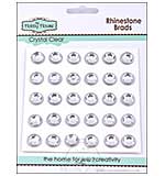 SO: Hobby House Rhinestone Brads - Crystal Clear large brads (12mm)