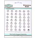 SO: Hobby House Rhinestone Brads - Crystal Clear medium brads (8mm)