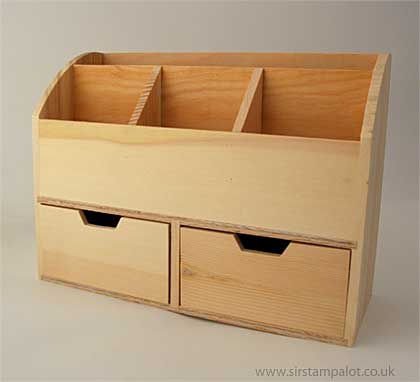 SO: Wooden Desktop Organiser