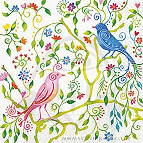 SO: Colourful Life Magical Bird Theme Napkins 20PK