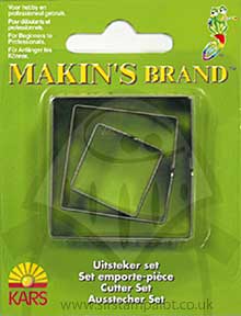 SO: Makin\'s Clay Cutters Set of 3 - Square