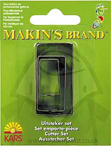 SO: Makin\'s Clay Cutters Set of 3 - Rectangle