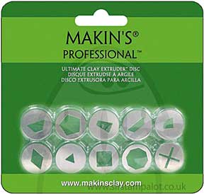 SO: Makin\'s Professional Clay Extruder Disc Set A 10pk [18661075]