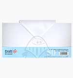 SO: Craft UK Ltd 6x6 inch Cards and Envelopes - White (50)