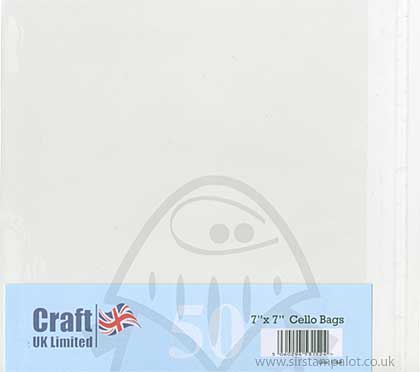 Craft UK Ltd - 7x7 inch Cello Display Bags (50)