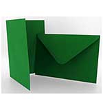 SO: Craft UK GREEN Cards and Envelopes C6, 30 pack