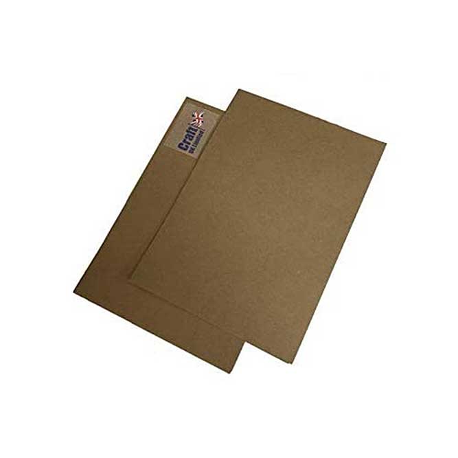 Craft UK A4 Recycled Kraft Paper Brown 125gsm (100pcs)