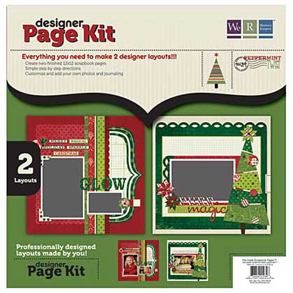 SO: We R Memory Keepers - Designer Page Kit - Peppermint Twist