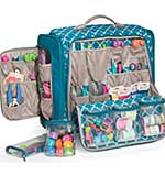 SO: We R Memory Keepers - 360 Crafters Rolling Bag - Blue and Grey (