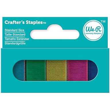 Crafters Staples 1,500pk - Assorted Colors