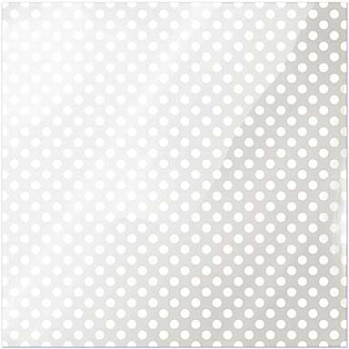 SO: Clearly Bold Acetate Sheets 12X12 - White Dot