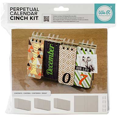 Cinch Perpetual Calendar Kit 8.75X9.25 - Covers, Pages and Wire