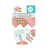 SO: We R Memory Keepers Paper Pad - Kraft with Blush Foil (3x5, 36pk)