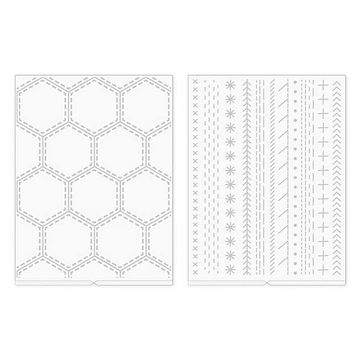 SO: We R Makers Paige Evans Revolution Embossing Folder (2pcs)