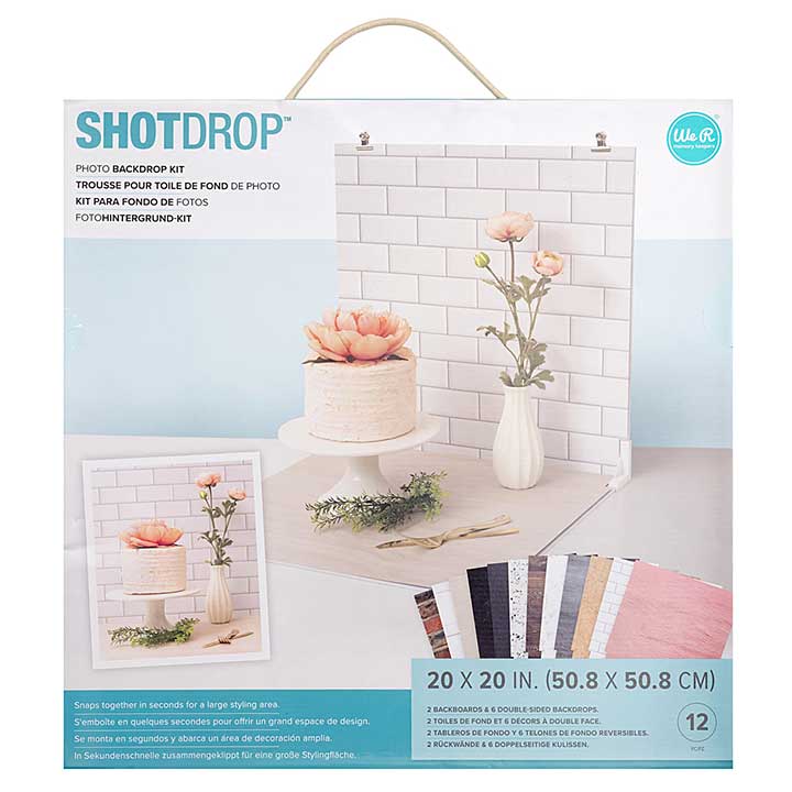 We R ShotBox ShotDrop Photo Background Kit - 20X20
