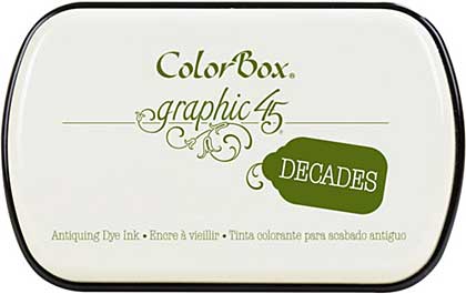 Graphic 45 - ColorBox Decade Ink Pad - Antique Moss
