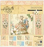 SO: Graphic 45 Double-Sided Paper Pad 8x8 24pk - Gilded Lily, 3 Each Of 8 Designs