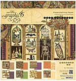 SO: Graphic 45 Double-Sided Paper Pad 8x8 24pk - Rare Oddities, 3 Each Of 8 Designs