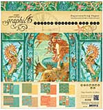 SO: Graphic 45 Double-Sided Paper Pad 8x8 24pk - Voyage Beneath The Sea, 3ea Of 8 Designs