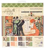 SO: Graphic 45 Master Detective 8x8 Double-Sided Paper Pad 24pk (12 Designs 2 Each)