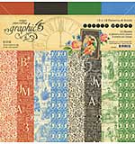 Graphic 45 Little Women 12x12 Double-Sided Paper Pad Print and Solid, 16pk (8 Designs) Graphic 45 Little Women 12x12 Double-Sided Paper Pad Print and Solid, 16pk (8 Designs)