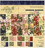 SO: Graphic 45 Floral Shoppe 8x8 Double-Sided Paper Pad 24pk (8 Designs 3 Each)
