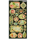 Graphic 45 Lost In Paradise Chipboard Decorative and Journaling Die-Cuts (6x12 Sheet)
