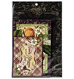 Graphic 45 Fruit and Flora - Ephemera Cards - (16) 4X6 and (16) 3X4