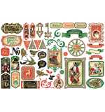 Graphic 45 Christmas Time - Cardstock Die-Cut Assortment