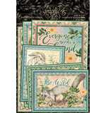 SO: Graphic 45 Woodland Friends - Ephemera and Journaling Cards (16) 4x6 (16) 3x4
