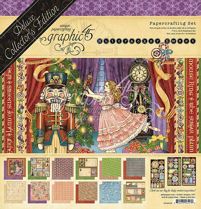 SO: Graphic 45 Nutcracker Sweet - Deluxe Collectors Edition Pack 12x12