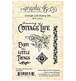 Graphic 45 Cottage Life - Stamp Set