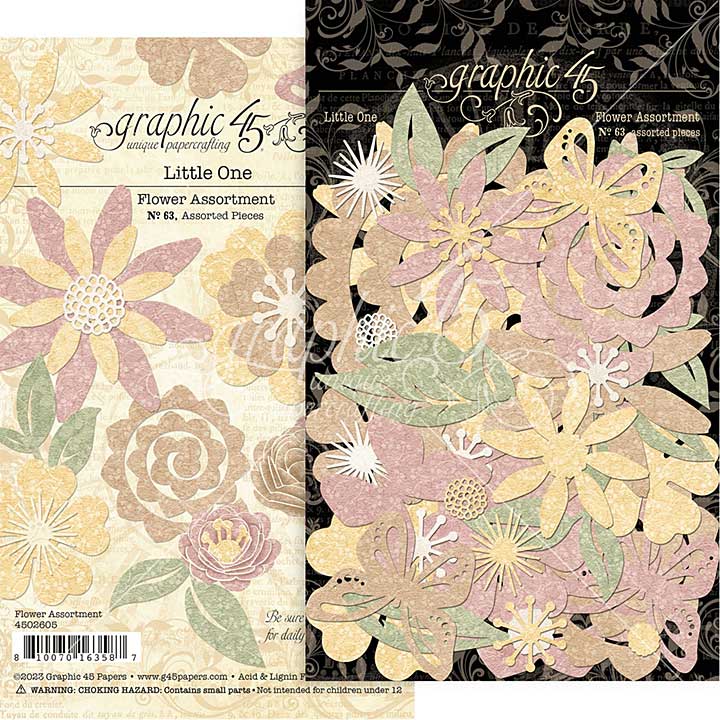 Graphic 45 Little One - Flower Assortment [s]
