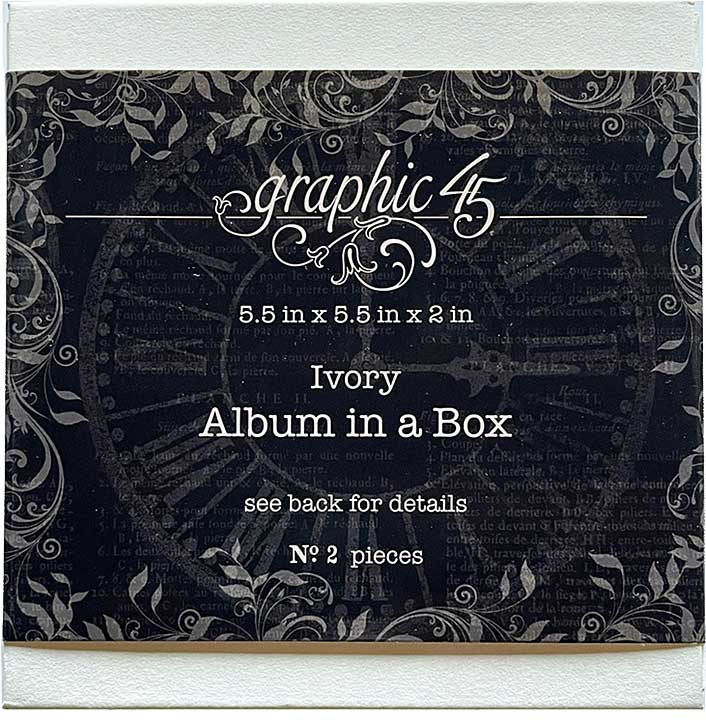 Graphic 45 Staples Album In A Box - Ivory