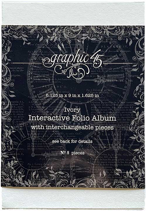 SO: Graphic 45 Staples Interactive Folio Album - Ivory