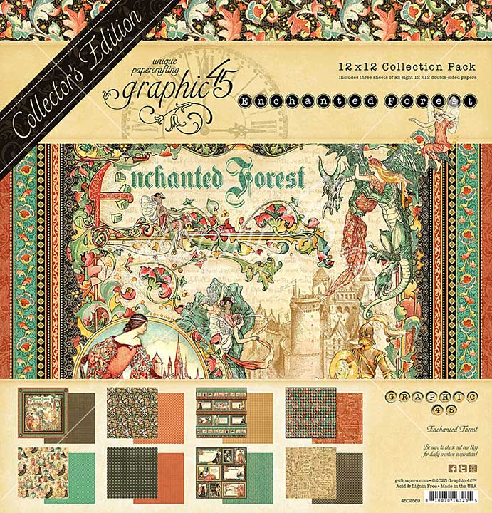 SO: Graphic 45 Enchanted Forest 12x12 Inch Deluxe Collectors Edition (4502569)