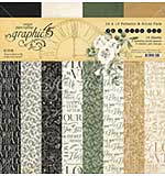 SO: Graphic 45 P.S. I Love You Patterns Solid - Double-Sided Paper Pad 12X12 16Pkg