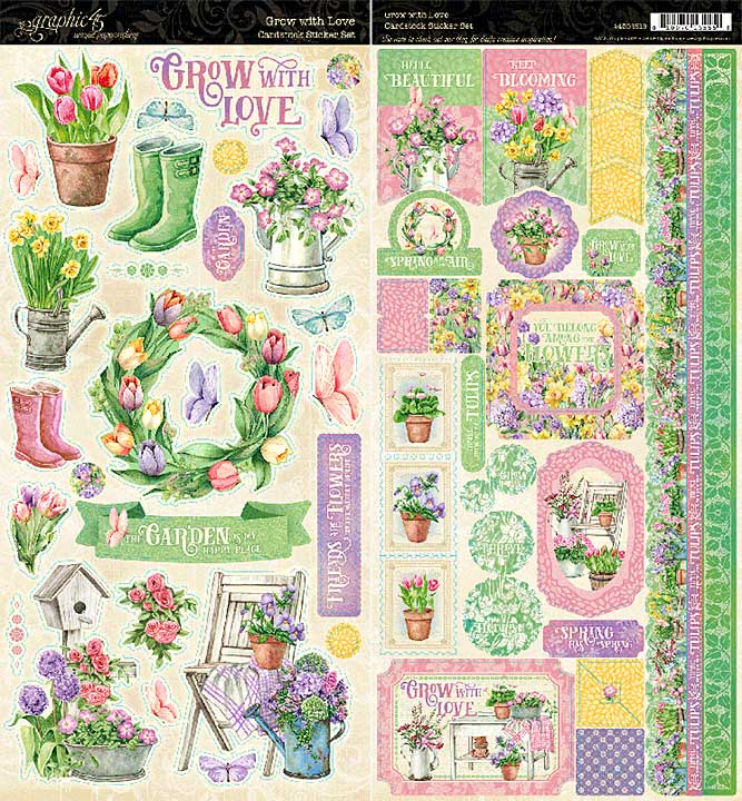 Graphic 45 Grow with Love Sticker Set (4502818)