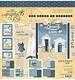 Graphic 45 The Beach is Calling 12x12 Inch Collection Pack (4502823)