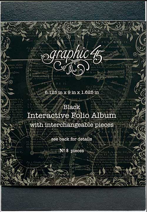 SO: Graphic 45 Interactive Folio Album Black (4502565)