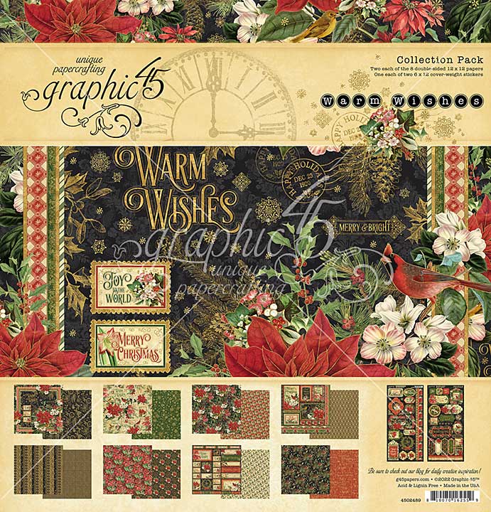 Graphic 45 Warm Wishes 12x12 Inch Collection Pack (4502489)