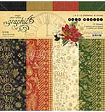 Graphic 45 Warm Wishes 12x12 Inch Patterns and Solids Paper Pack (4502490)