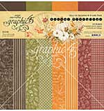 Graphic 45 Autumn Greetings 12x12 Inch Patterns and Solids Pack