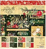 Graphic 45 Merry and Bright 8x8 Inch Collection Pack