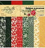 Graphic 45 Merry and Bright 12x12 Inch Patterns and Solids Pack